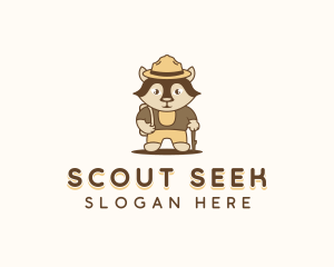 Outdoor Scout Camper logo design