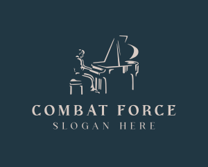 Pianist Concert Performer Logo
