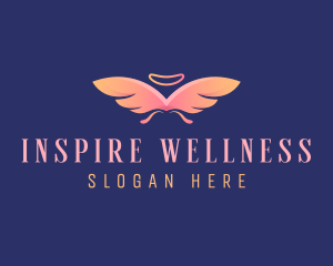 Angel Wings Wellness logo design