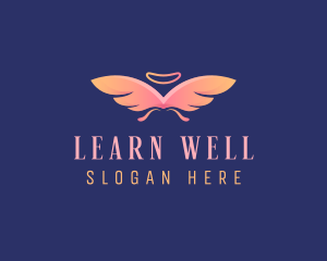 Angel Wings Wellness logo design