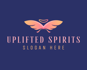 Angel Wings Wellness logo design