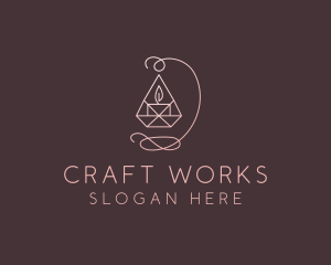 Candle Spa Decor logo design