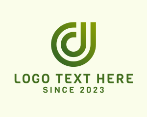 Digital Modern Letter D Business logo