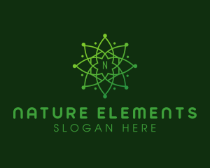 Natural Astronomy Mandala logo design