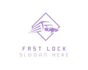 Fast Truck Delivery logo design