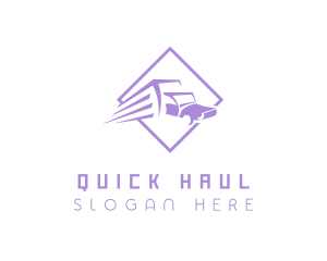 Fast Truck Delivery logo design