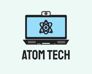 Atom Computer Monitor logo