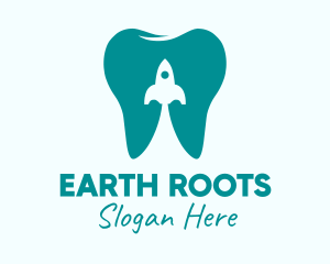 Tooth Rocket Clinic  logo design