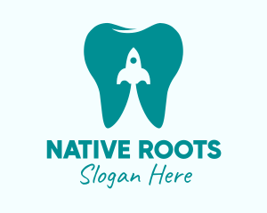 Tooth Rocket Clinic  logo design