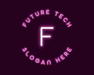 Neon Light Tech logo design