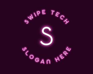 Neon Light Tech logo design