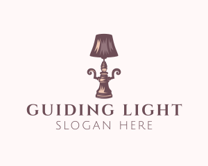 Antique Victorian Lamp logo design