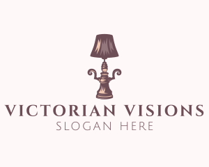 Antique Victorian Lamp logo design