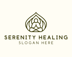 Health Healing Yoga logo design