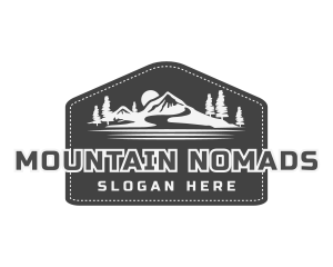 Mountain Scenery Landscape logo design