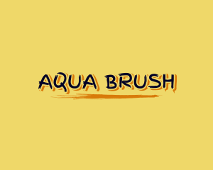 Street Graffiti Brush logo design