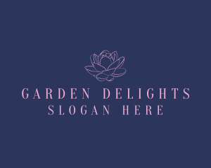 Flower Lotus Company logo design