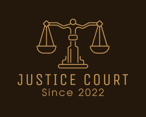 Gold Scale Judiciary Court logo