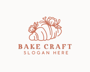 Bake Croissant Bread logo design