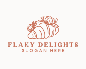 Bake Croissant Bread logo design