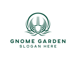 Gardening Shovel Care logo design