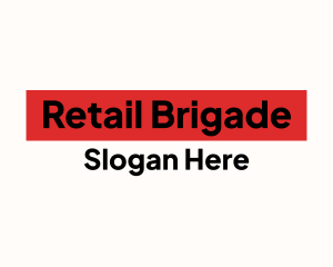 Simple Modern Retailer logo design