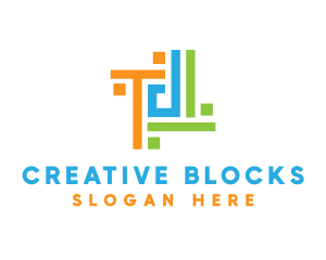 Square Creative Pattern logo design