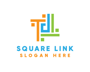 Square Creative Pattern logo