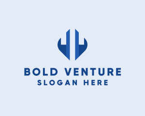 Abstract Building Venture logo design