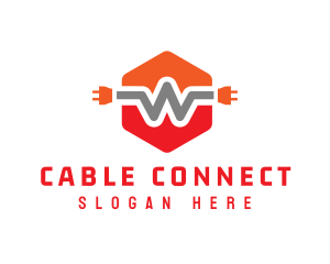 Orange W Wire Plug logo