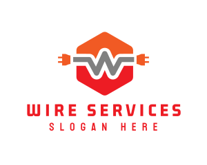 Orange W Wire Plug logo