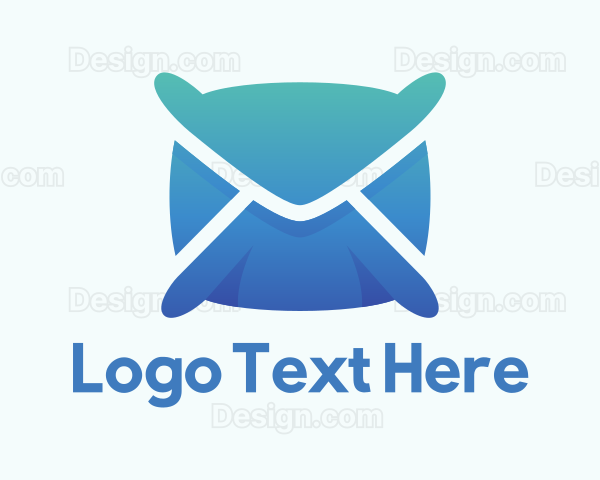 Mail Envelope Pillow Logo