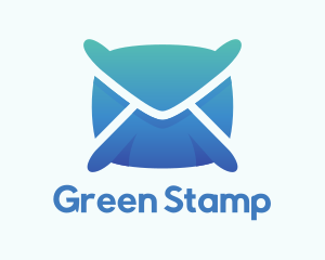 Mail Envelope Pillow logo design