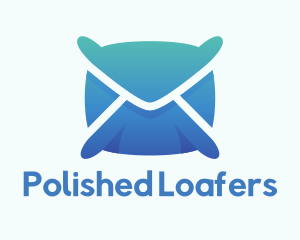 Mail Envelope Pillow logo design