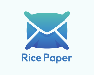 Mail Envelope Pillow logo design