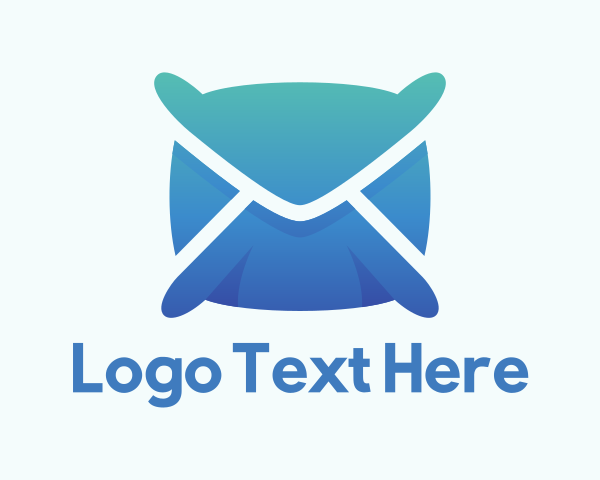 Blue Envelope logo example 4