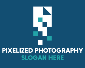 Pixel Digital File logo design