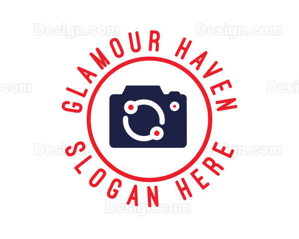 Digital Camera Photographer Logo