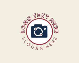 Digital Camera Photographer Logo