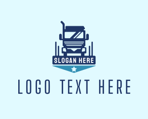 Trucking Delivery Vehicle logo