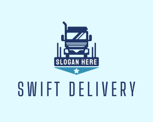 Trucking Delivery Vehicle logo design