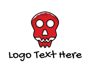 Red Skull Cartoon logo