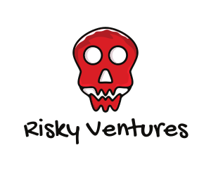 Red Skull Cartoon logo