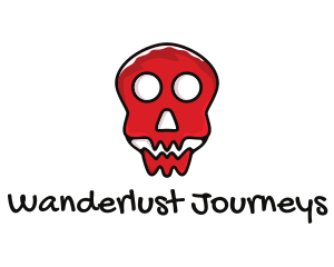 Red Skull Cartoon logo