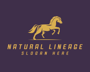 Running Horse Stallion  logo