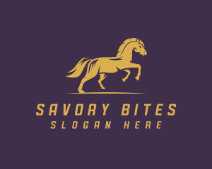 Running Horse Stallion  logo