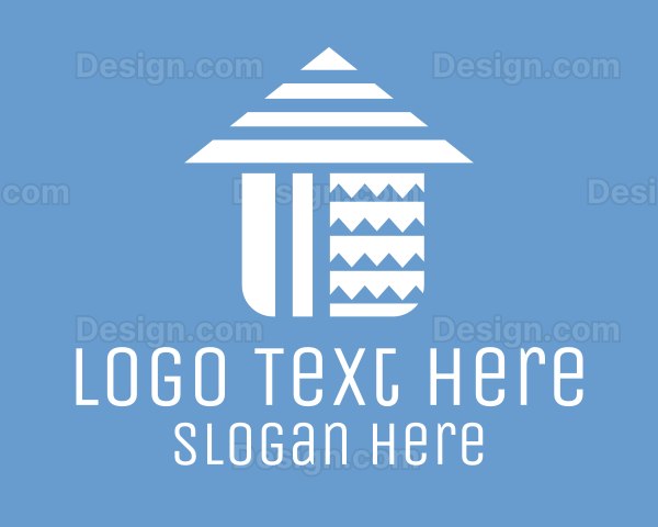 Home Pattern Interior design Logo