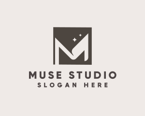 Studio Boutique Letter M logo design