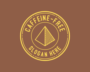 Yellow Pyramid Outline logo design