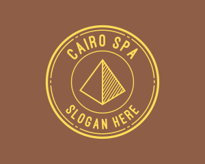 Yellow Pyramid Outline logo